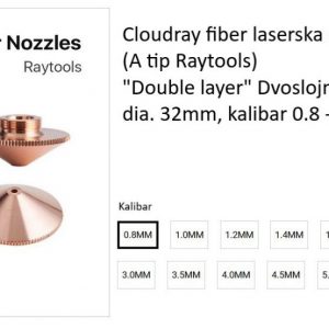 Dizna Kiseonik (Double Layer) za Raytools lasersku glavu
